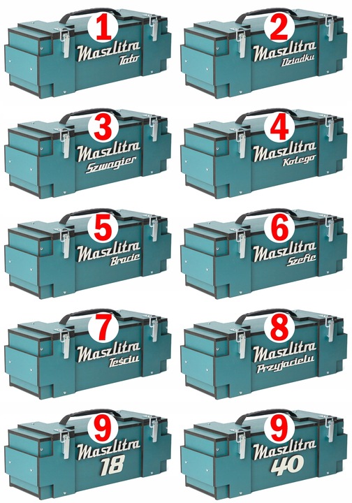 Prezent na 18-99 urodziny dla Taty Kolegi skrzynka na alkohol Maszlitra