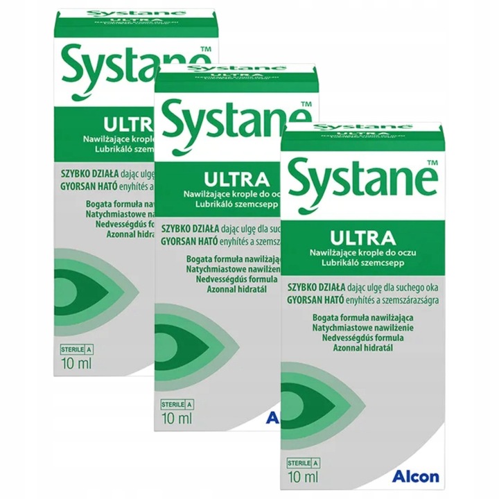 SYSTANE ULTRA Nawilżające krople do oczu, do soczewek 10 ml