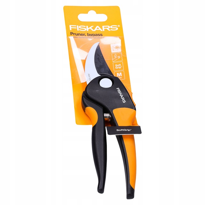 FISKARS SEKATOR NOŻYCOWY OGRODOWY DO GAŁĘZI OSTRE OTRZE M SoftGrip