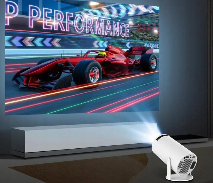 Rzutnik Projektor 2025 NOWY FULL HD 4K WiFi Pilot Android TV HY300