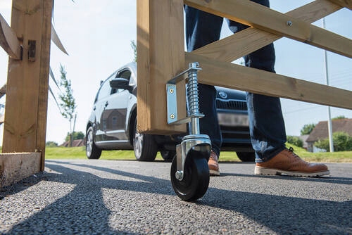 Kółko do bramy z amortyzatorem 100mm 57kg MOCNE