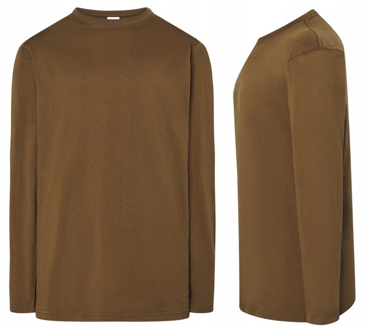 Koszulka z długim rękawem komfortowa Bawełna Certyfikat kolory XL