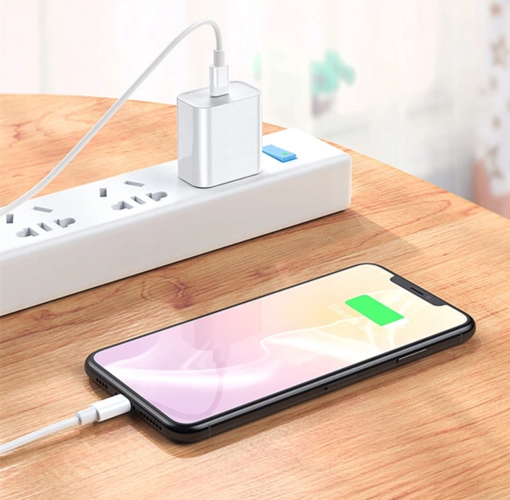 XO| SZYBKA ŁADOWARKA ZASILACZ 20W DO APPLE IPHONE
