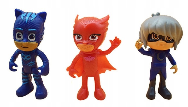 ZESTAW FIGUREK PJMASKS PIDŻAMERSI MIX 6 FIGUREK Z BAJKI DLA DZIECI ZABAWA