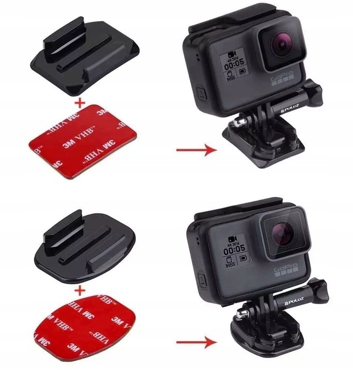 Naklejki Taśma 3M Uchwyt Przylepiec Adapter do Kasku do GoPro DJI
