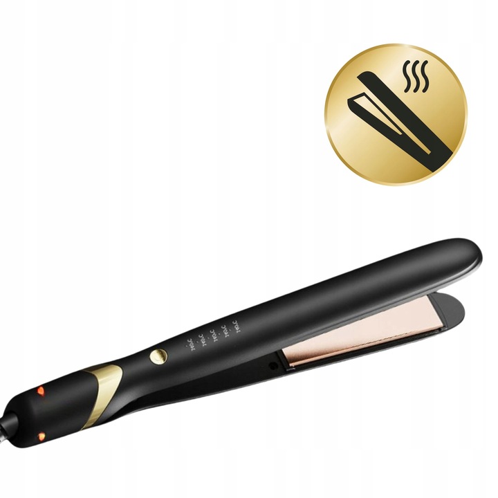 Prostownica do włosów ceramiczna 2w1 Jonizacja Kreci włosy Regulacja