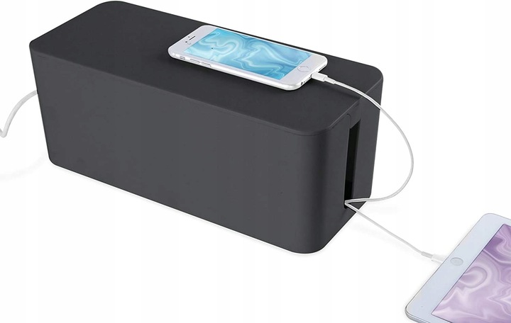 POJEMNIK ORGANIZER NA KABLE PUDEŁKO LISTWY DUZY