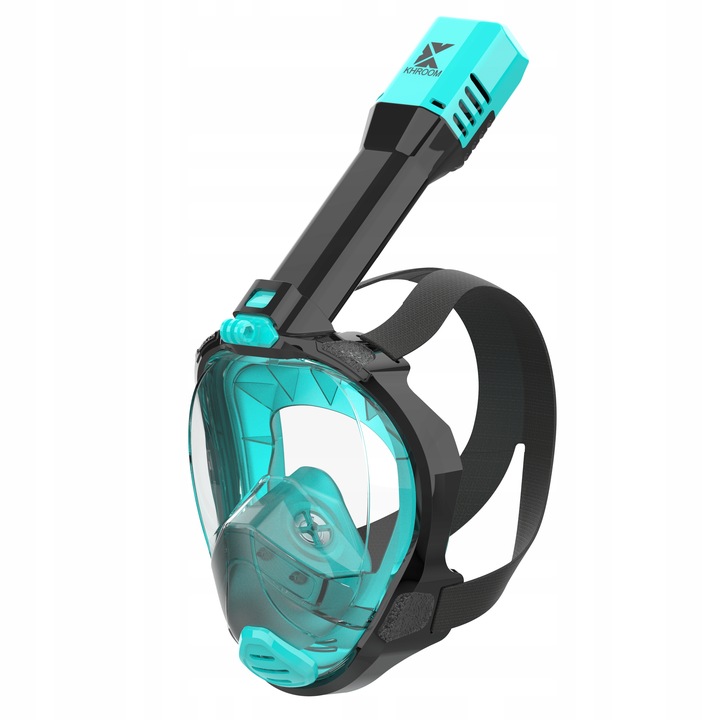 MASKA DO NURKOWANIA PŁYWANIA NIE PARUJE GoPro PEŁNOTWARZOWA Z RURKĄ L/XL