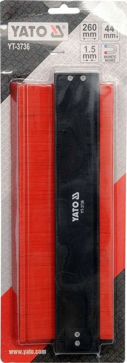 WZORNIK PROFILI SZABLON 260 mm PANELE KAFELKI YATO