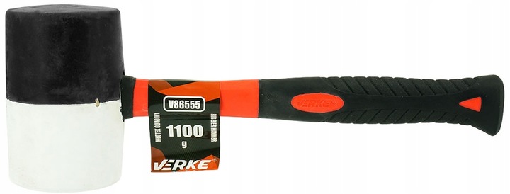 MŁOTEK GUMOWY BRUKARSKI BLACHARSKI DO KOSTKI BRUKOWEJ 1100g FIBERGLASS