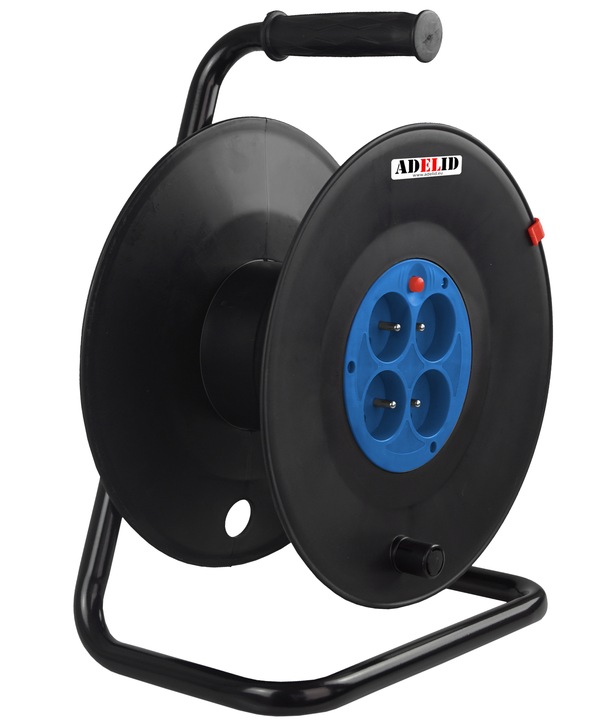 BĘBEN ZWIJAK NAWIJAK KABLA PRZEWODU PRZEDŁUŻACZA DO 50M 3X1,5MM2 40M