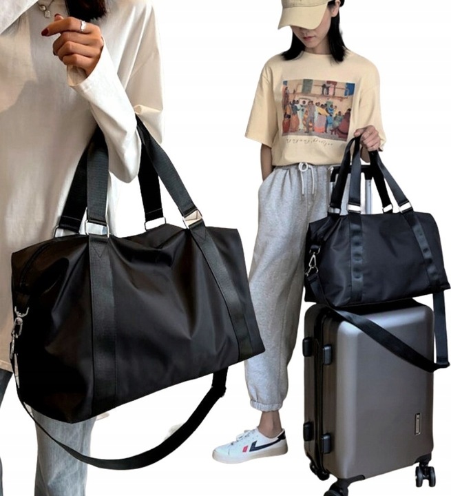 Torba Sportowa do samolotu bagaż XL Treningowa Duża Fitnes podręczny podróż