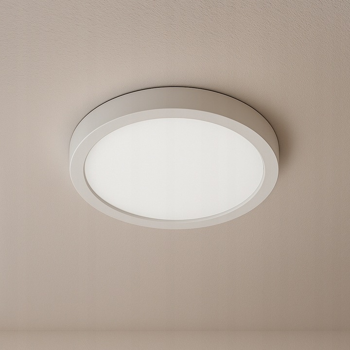 Plafon LED NATYNKOWY 24W 4000K biały neutralny sufitowy oprawa LAMPA