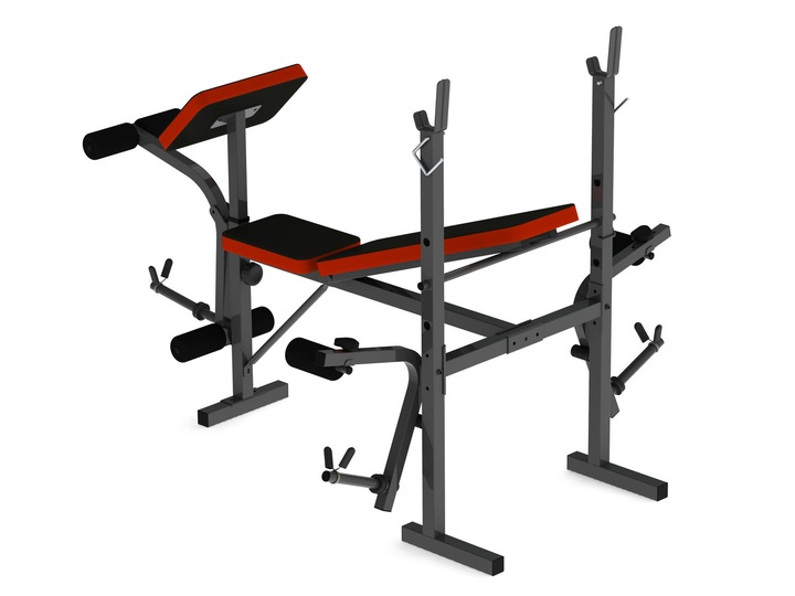 ŁAWKA DO ĆWICZEŃ DO DOMU NA SIŁOWNIE POD SZTANGĘ + MODLITEWNIK NEO-SPORT