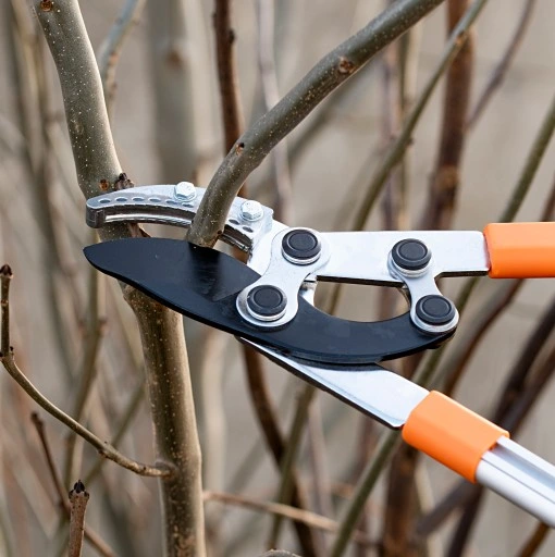 SEKATOR TELESKOPOWY KOWADEŁKOWY DO GAŁĘZI KRZEWÓW PĘDÓW OGRODOWY + RĘKAWICE
