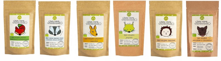 HELPA Polska KASZKA BIO Czary Mamy ZESTAW 6x 200g