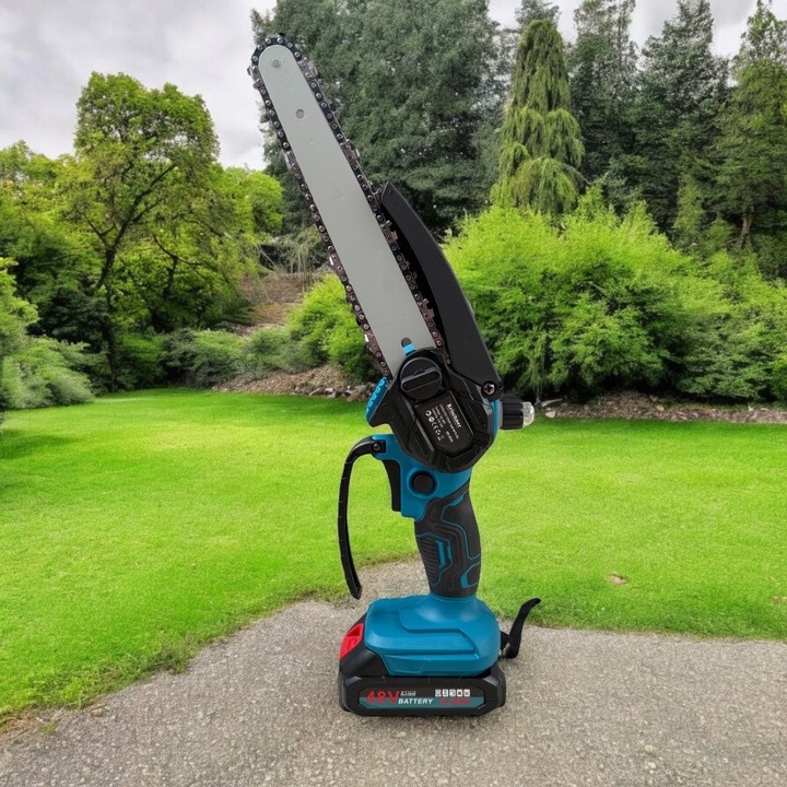 Piła AKUMULATOROWA Łańcuchowa Pilarka Do GAŁĘZI z 2 AKU 8 CALI