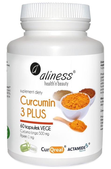 Aliness CURCUMIN i PIPERYNA turmeric KURKUMINA
