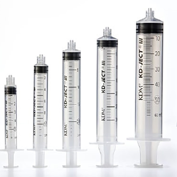 Strzykawka 3-częściowa 3ml Luer-Lock KD-JECT III