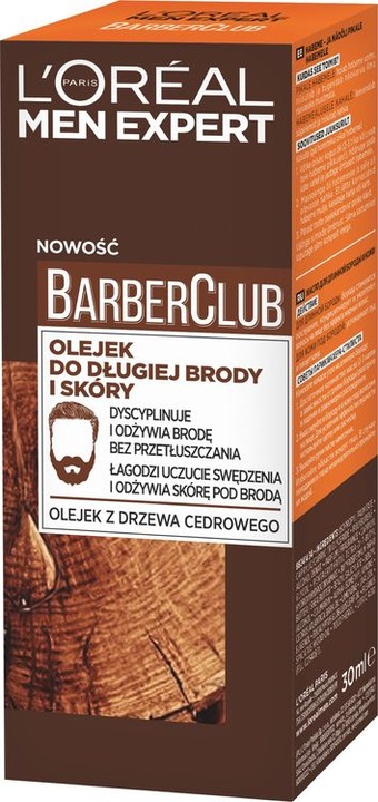 Olejek Do Brody i Wąsów Loreal Men Expert Barber Club 30 ml
