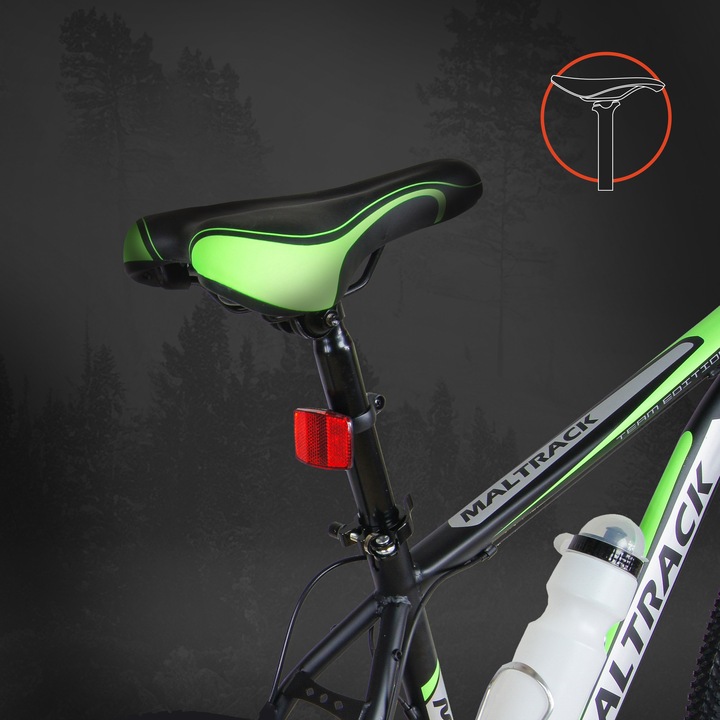 ROWER GÓRSKI MTB 26" SHIMANO 18 BIEGÓW HAMULCE TARCZOWE STALOWA RAMA 18,5"