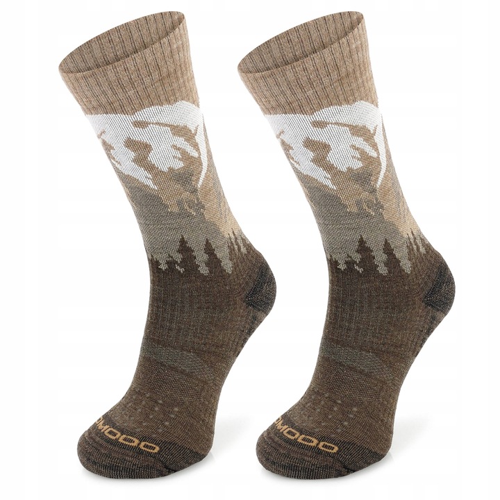 Przejściowe termiczne skarpety trekkingowe 38% merynosa jesień-zima Comodo