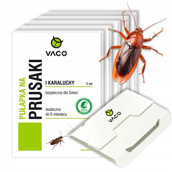 10x Mocna Pułapka na Pluskwy Prusaki Karaluchy Wszystkie Rodzaje Lep