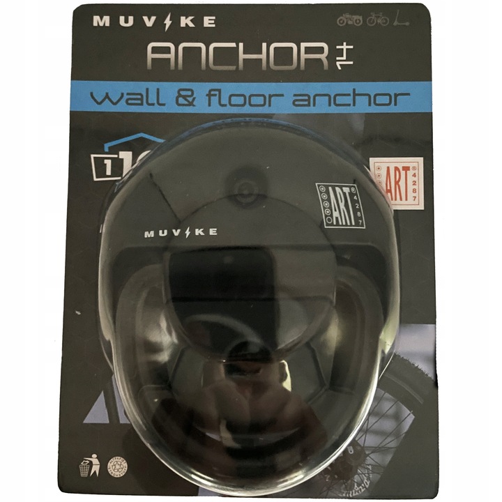 ZAPIĘCIE ROWEROWE KOTWA LAND 14 MUVIKE ANCHOR14 ŚCIENNO PODŁOGOWA DO ROWERU