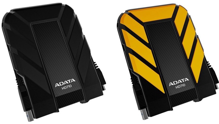 Adata HD710 USB 3.0 dysk przenośny 1TB TYTAN Pancerna Obudowa Żółty YELLOW
