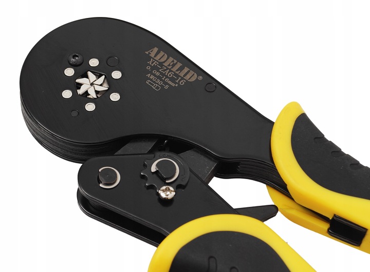 ZACISKARKA PRASKA DO TULEJEK KONEKTORÓW KABLI SZEŚCIOKĄTNA 0,08-16