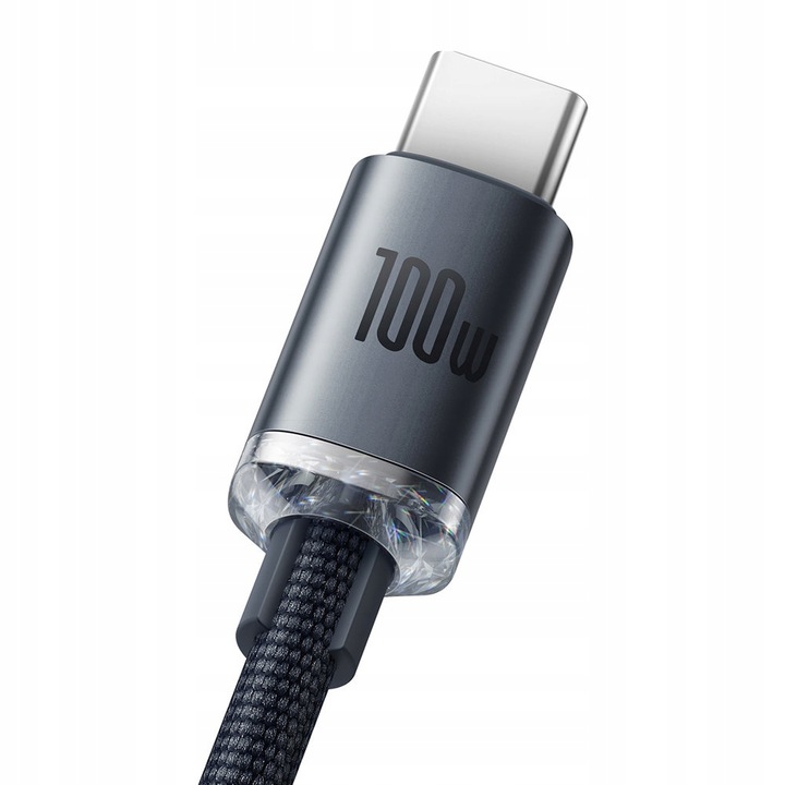BASEUS SZYBKI KABEL USB USB-C TYP C 100W 6A MOCNY PRZEWÓD DO ŁADOWANIA 1,2m