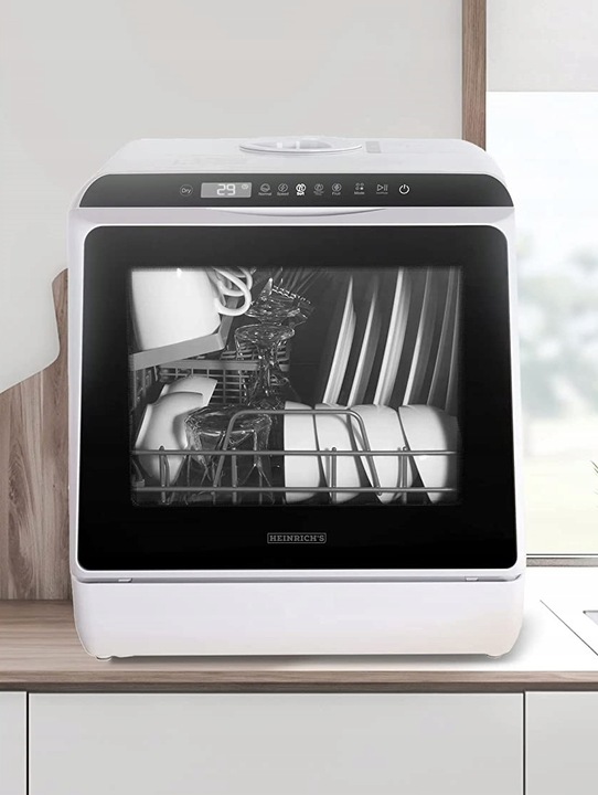 Mini ZMYWARKA PRZENOŚNA 2w1 Stołowa z Zbiornikiem na Wodę Turystyczna