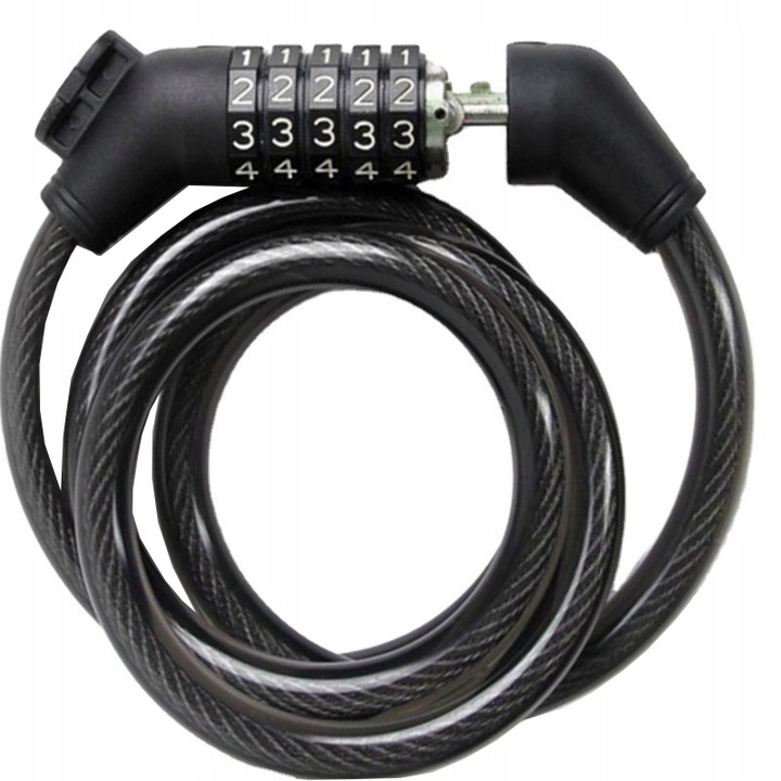 BLOKADA do ROWERU NA SZYFR KOD ZAPIĘCIE na ROWER zabezpieczenie kłódka