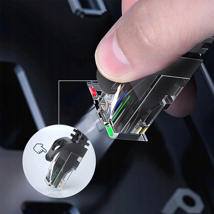 KABEL SIECIOWY LAN ETHERNET INTERNETOWY SKRĘTKA RJ45 UTP CAT6 CAT 6 10M