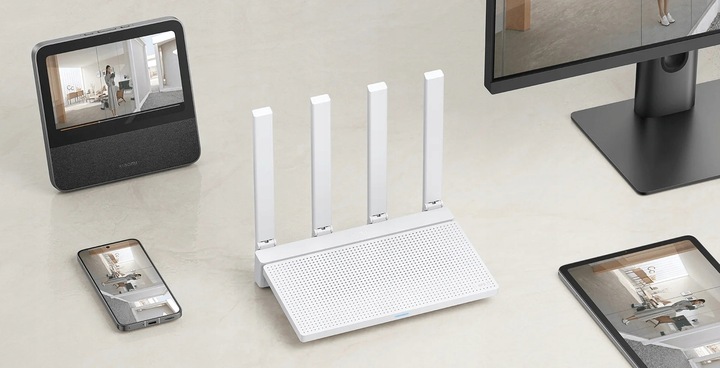 ROUTER Bezprzewodowy XIAOMI AX3000T 802.11a/b/g/n/ac/ax 802.3/3u/3ab MESH
