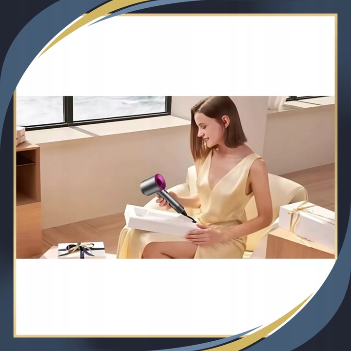 Suszarka Do Włosów Z DYFUZOREM Prezent Cicha Jonizacją Końcówki 5w1