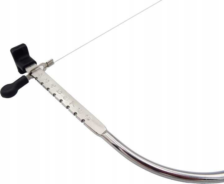 NÓŻ STRUNOWY DO CIĘCIA TORTU BISZKOPTU ERGONOMICZNA RĄCZKA WZMOCNIONY