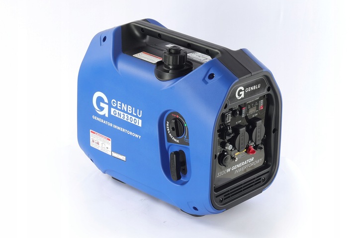Agregat prądotwórczy inwertorowy przenośny GENBLU GN3300i 3,3 kw CICHY