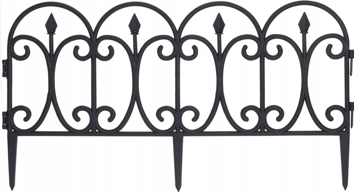 PŁOT PŁOTEK OGRODOWY PALISADA 4SZT 240CM OBRZEŻE