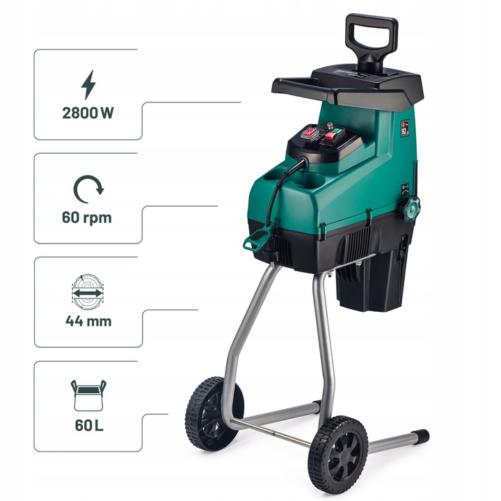 SAMOZASYSAJĄCY ROZDRABNIACZ DO GAŁĘZI RĘBAK FREZOWY ELEKTRYCZNY