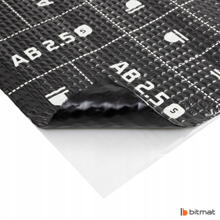 MATA WYGŁUSZAJĄCA BUTYLOWA BITUMICZNA BUTYL 2,5mm