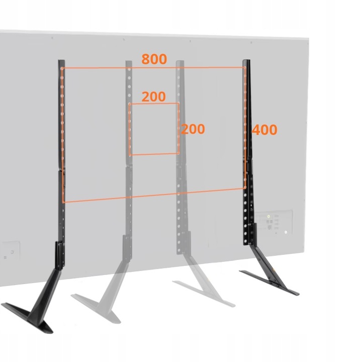 Stojak TV Podstawa Telewizora Monitora 23-75" Nogi Stopa Uchwyt
