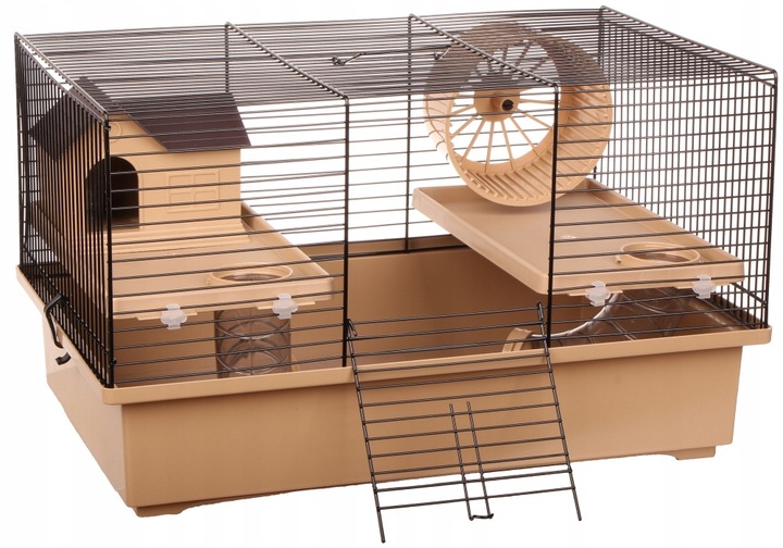 KLATKA DLA CHOMIKA MYSZY DOMEK KOŁOWROTEK TUNELE