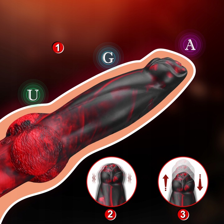 Analne Dildo Wibrujące z pilotem,7 trybów stymulacji Kontrola aplikacji APP