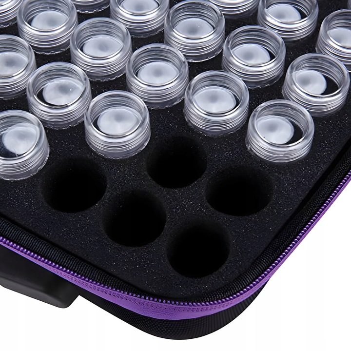 AKCESORIA DO HAFTU DIAMENTOWEGO ZESTAW PUDEŁKO DIAMOND PAINTING W WALIZCE