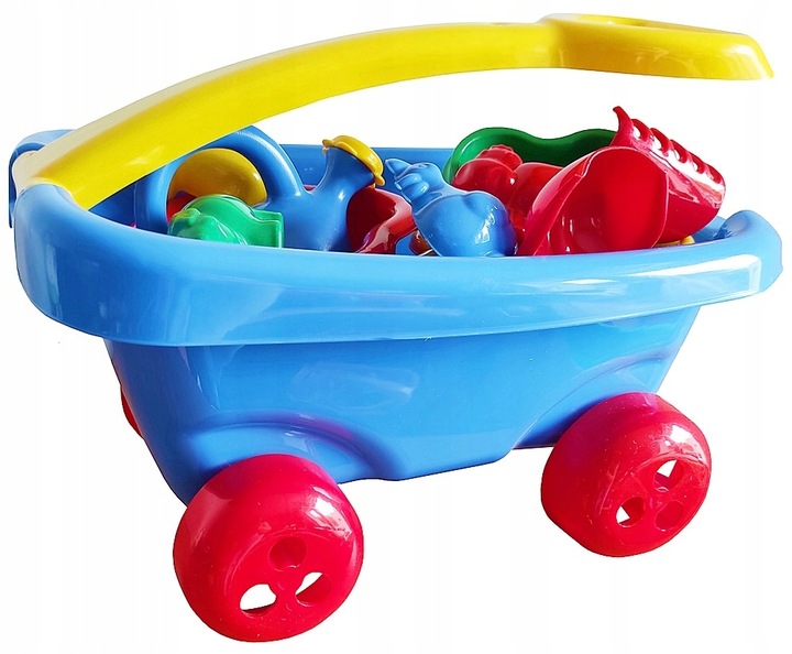 WÓZEK WÓZECZEK TACZKA + FOREMKI DLA MALUSZKA PL DZ