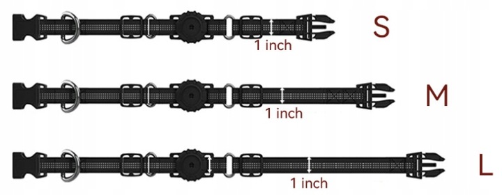 Obroża Uchwyt na Lokalizator Dla Psa Kota Psów M