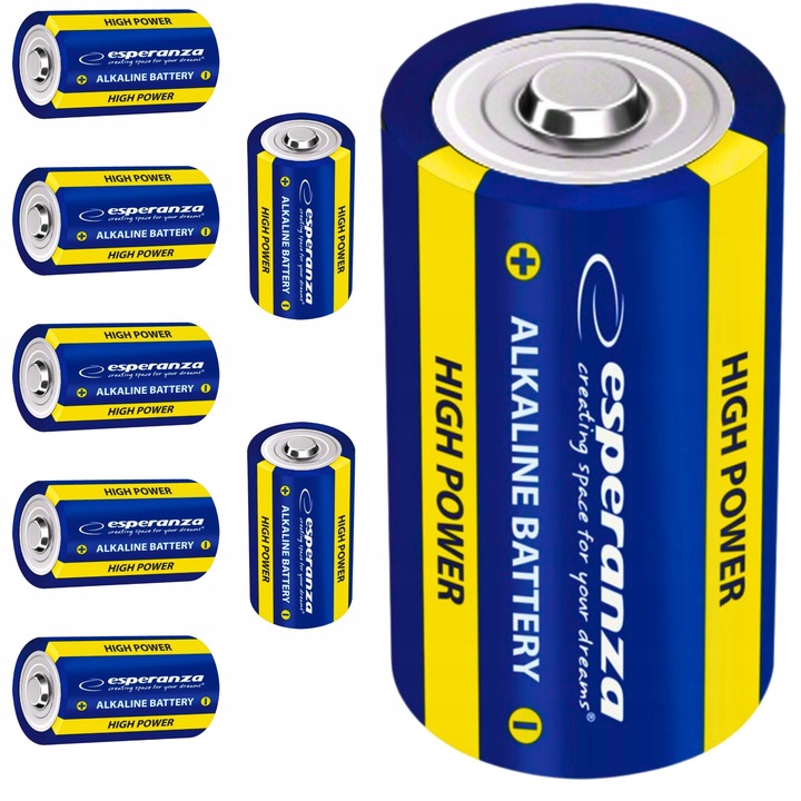 8 X ZESTAW BATERIE ALKALICZNE BATERIA LR20 R20 ALKALICZNA DUŻE