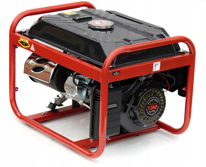 PROFESJONALNY AGREGAT PRĄDOTWÓRCZY 5,2kW generator AVR+ MIEDŹ STOJAN