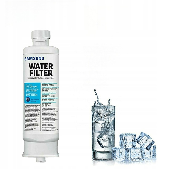 Samsung HAF-QIN/EXP DA97-17376B oryginalny wewnętrzny filtr wody do